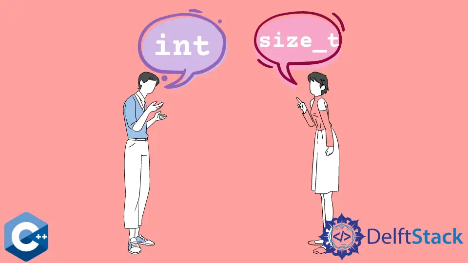 Difference Between int and size_t in C++