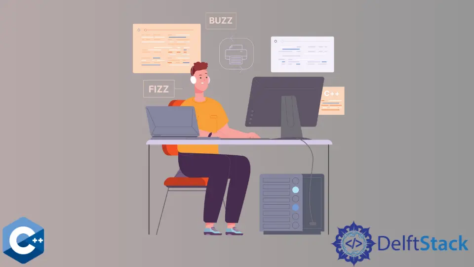 Implementieren der Fizz Buzz-Lösung in C++