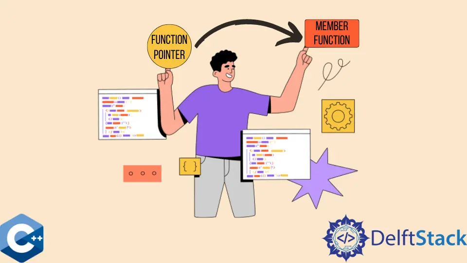 Function Pointer to Member Function in C++