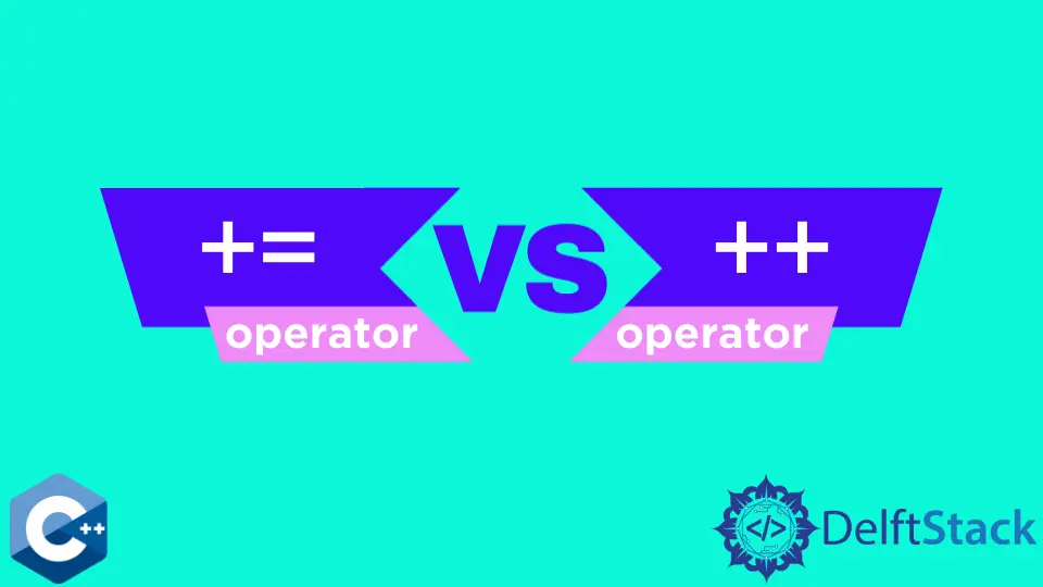 El operador de asignación de adición y el operador de incremento en C++