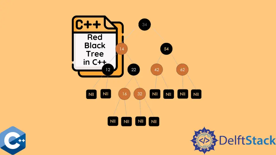 Árbol rojo y negro en C++