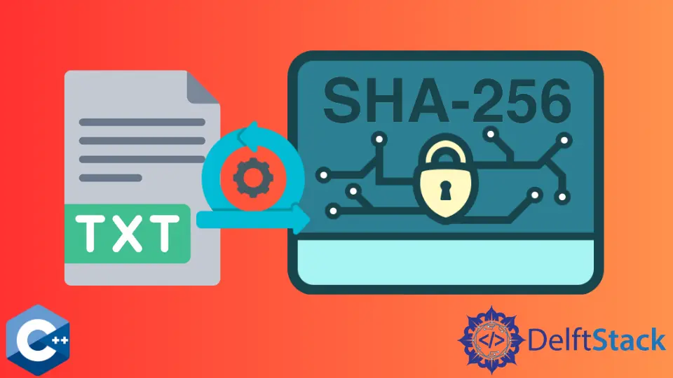 Convertir a SHA256 en C++