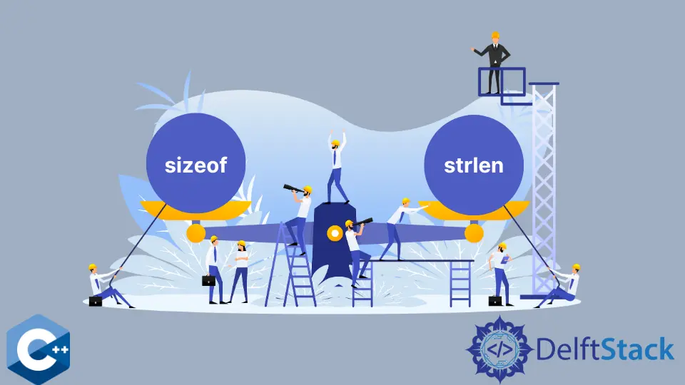 Diferencias entre sizeof Operator y función strlen para cadenas en C++