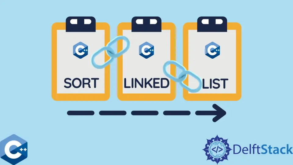 How to Sort Linked List in C++