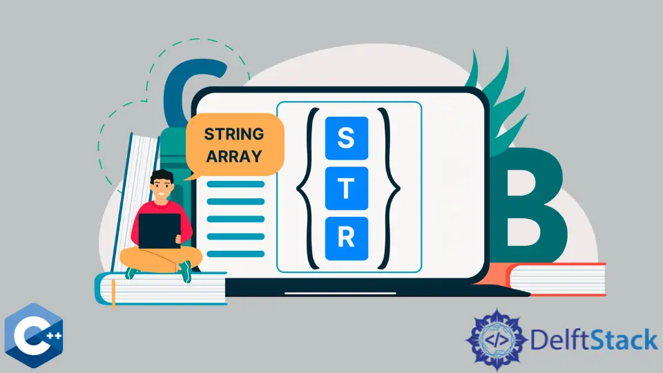 Erstellen Sie ein Array von Strings in C++