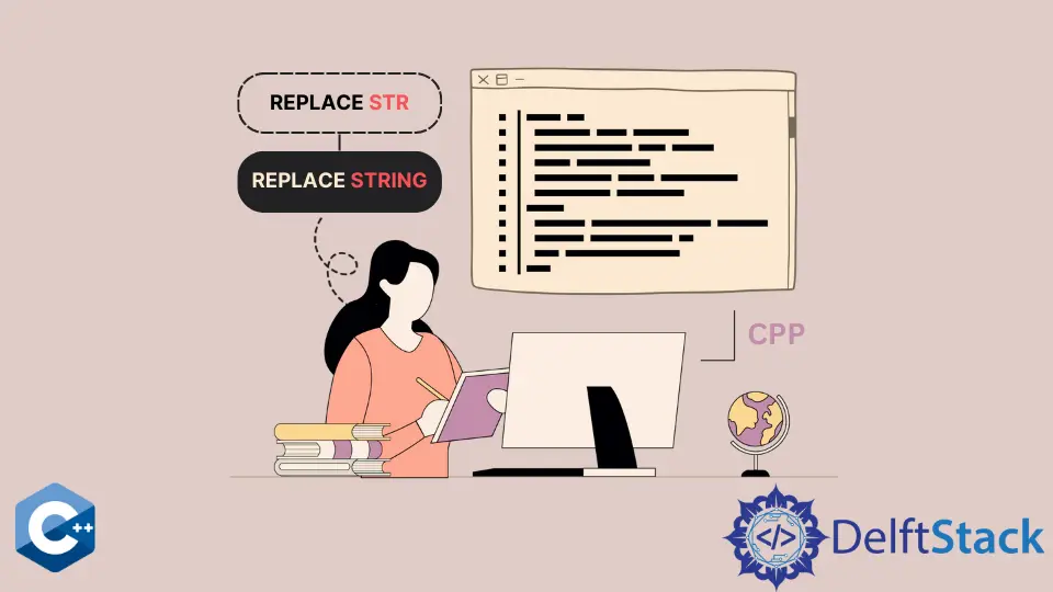 Sostituisci una parte della stringa in C++