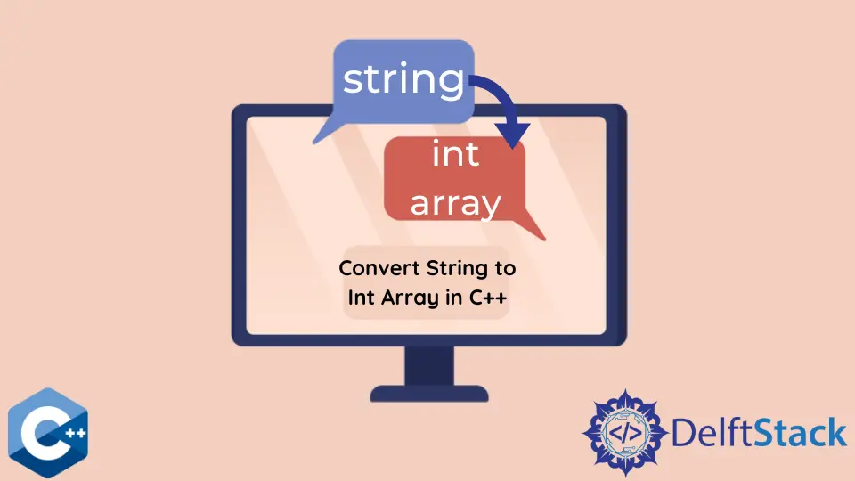 How to Convert String to Int Array in C++