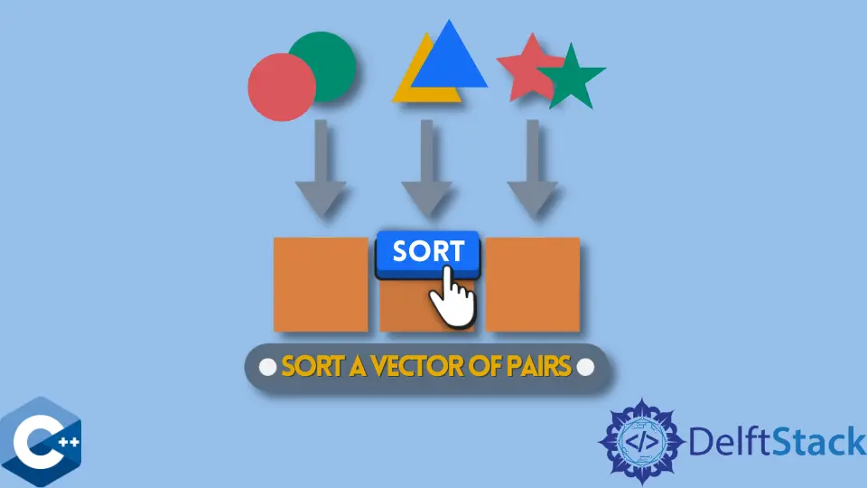 Classificar um vetor de pares em C++