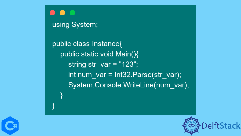 Converti stringa in Int in C#