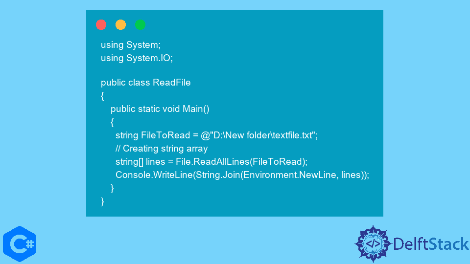 C# Read a Text File Line by Line