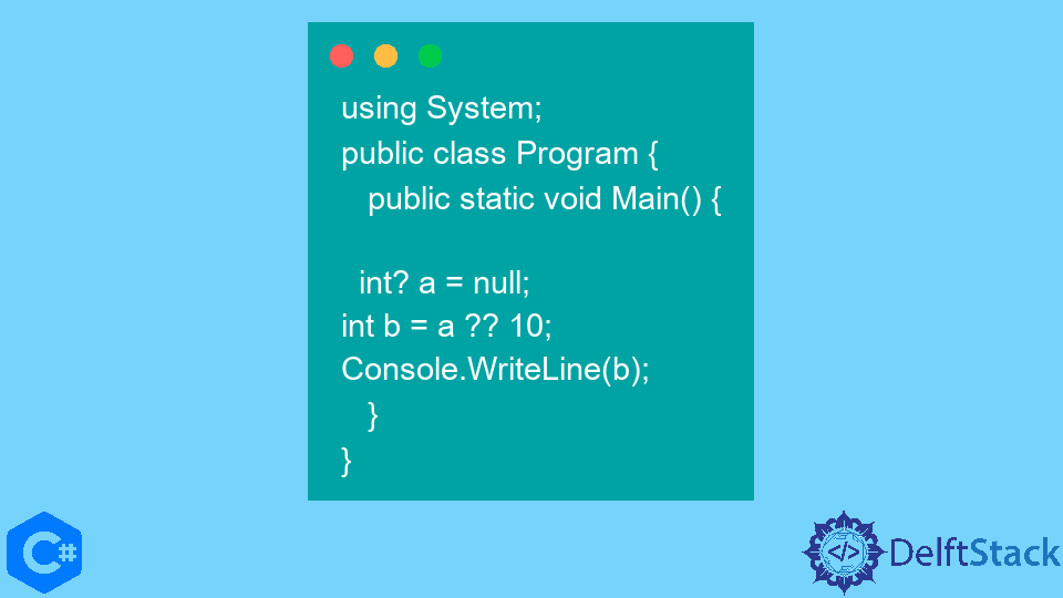 Double Question Mark In C# | Delft Stack