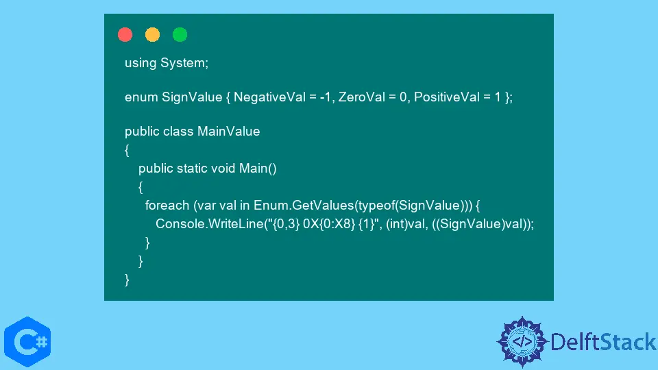 How to Enumerate an Enum in C#