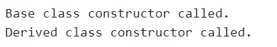 call one constructor from another in csharp - output 2
