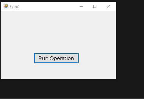 C# Progress Bar in Windows Forms - Output 1