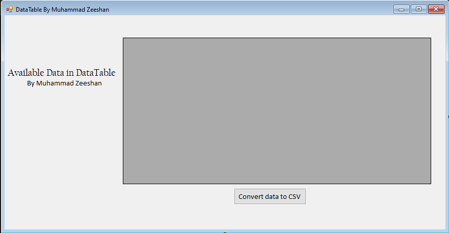 Konvertieren von DataTable in CSV in C#