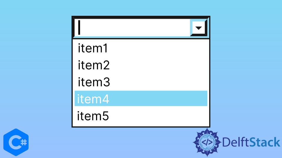 Add Items in C# ComboBox