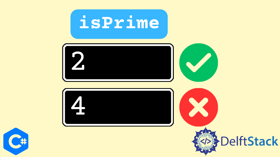 Check Prime Number in C#