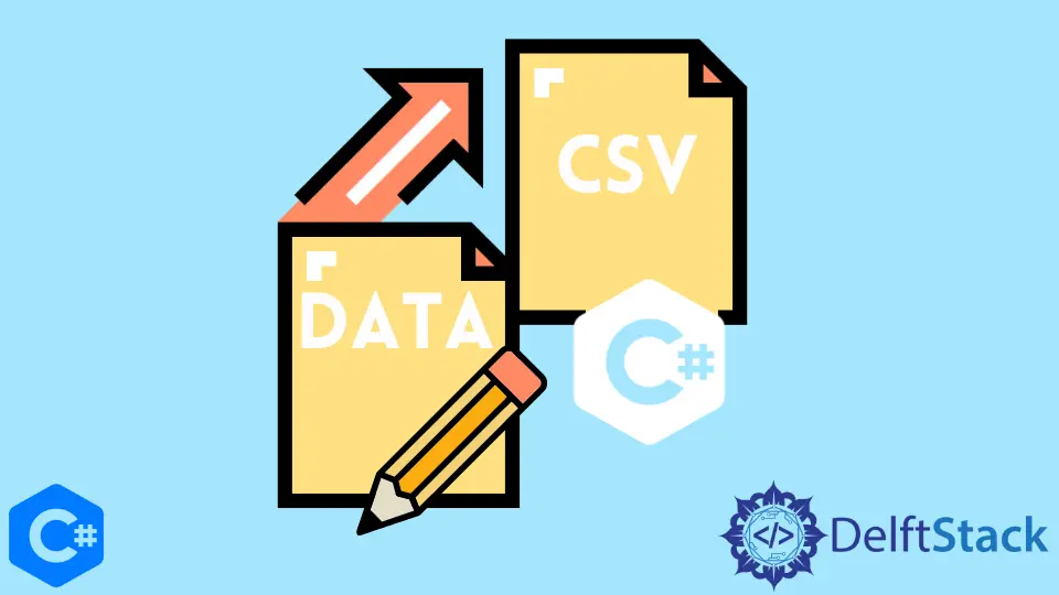 C# で CSV ファイルにデータを書き込む