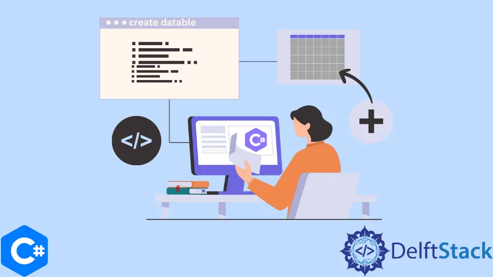 Crear DataTable en C#