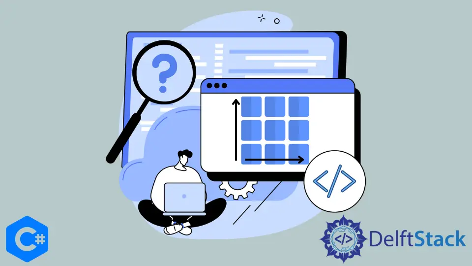 How to Get Length of a 2D Array in C#