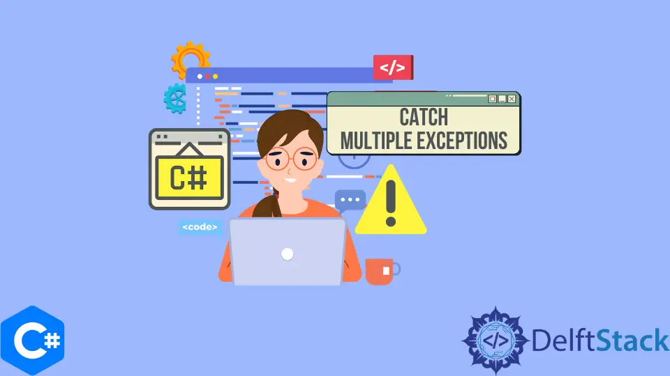 Cattura più eccezioni in C#