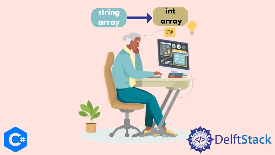 Convertir String Array a Int Array en C#