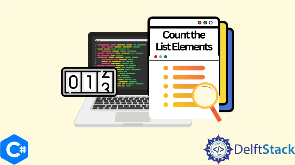 How to Count the List Elements in C#