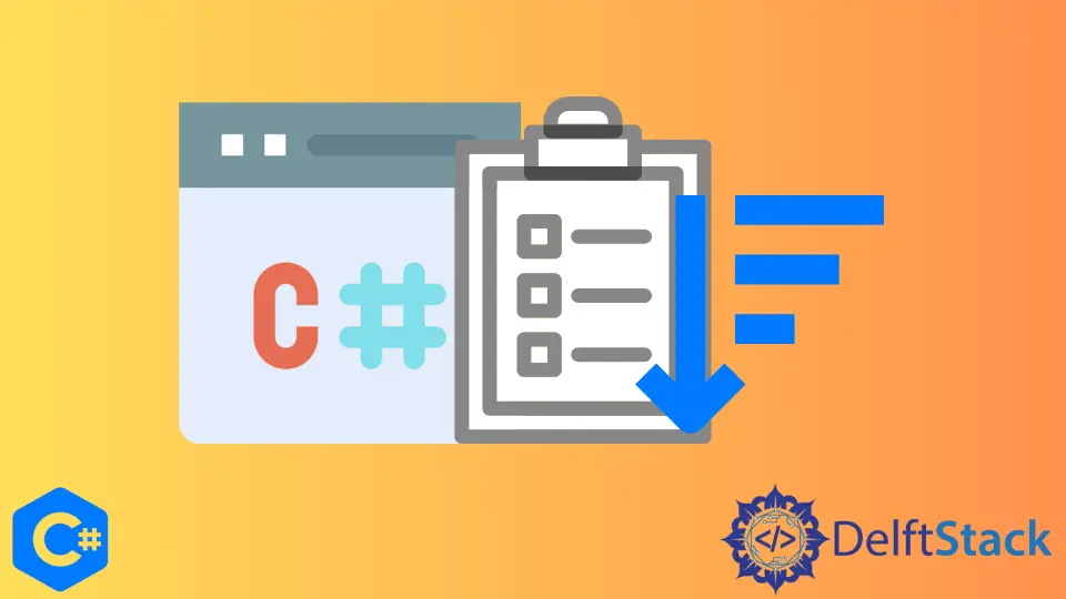 How to Sort List in Descending Order in C#