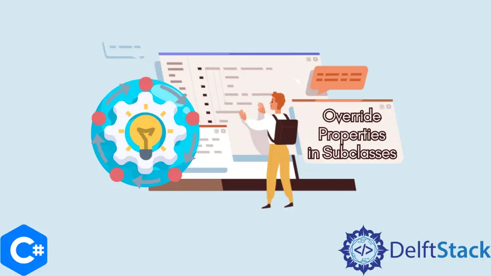 How to Override Properties in Subclasses in C#