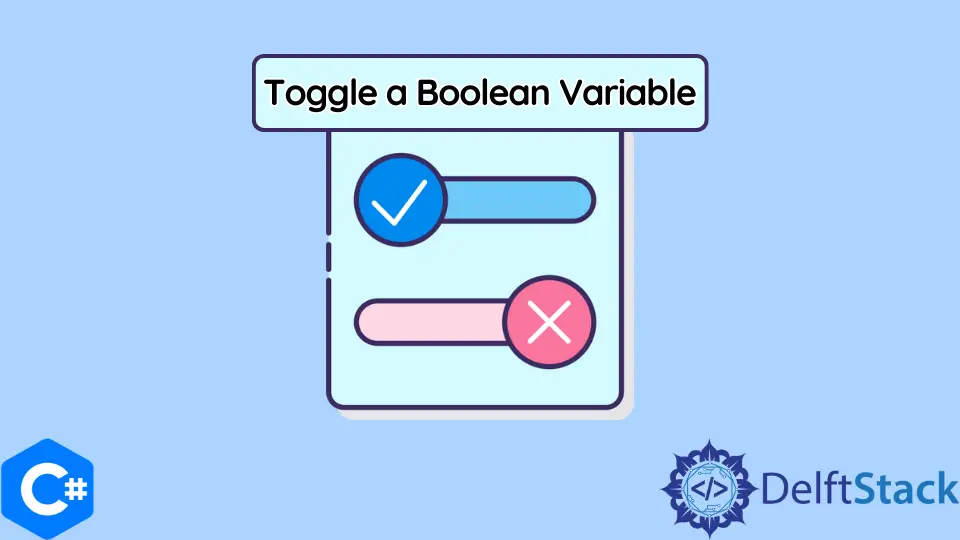Alternar una variable booleana en C#