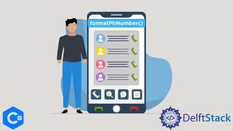 How to Format a String as a Telephone Number in C#