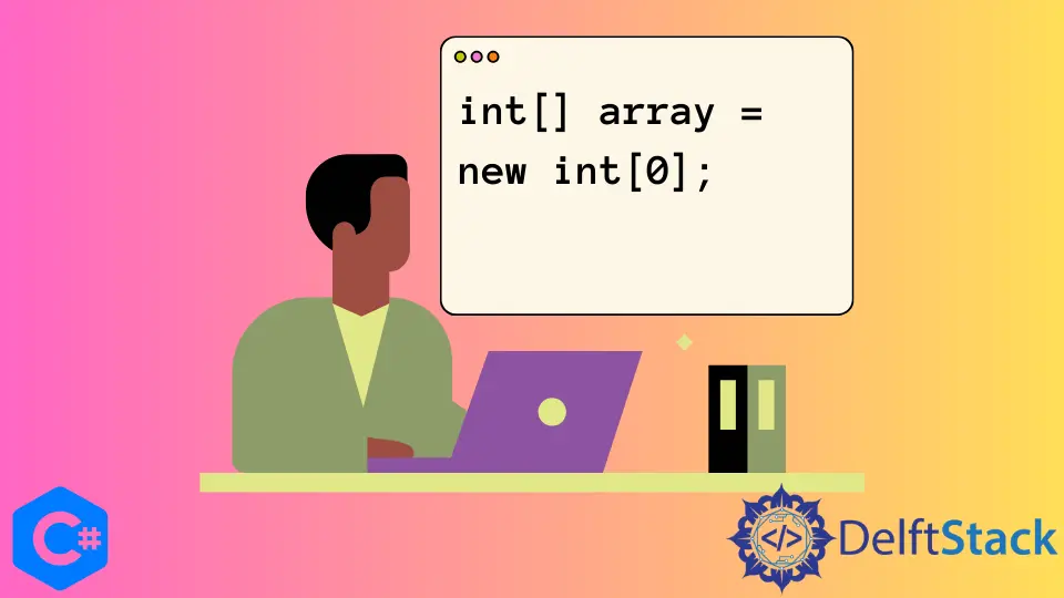 Inicializar un array vacía en C#