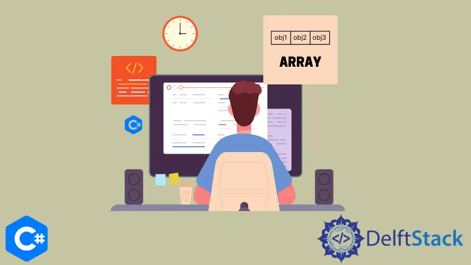 Inicializar array de objetos en C#