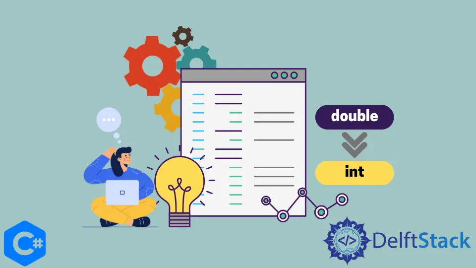 How to Round a Double Value to an Integer Value in C#