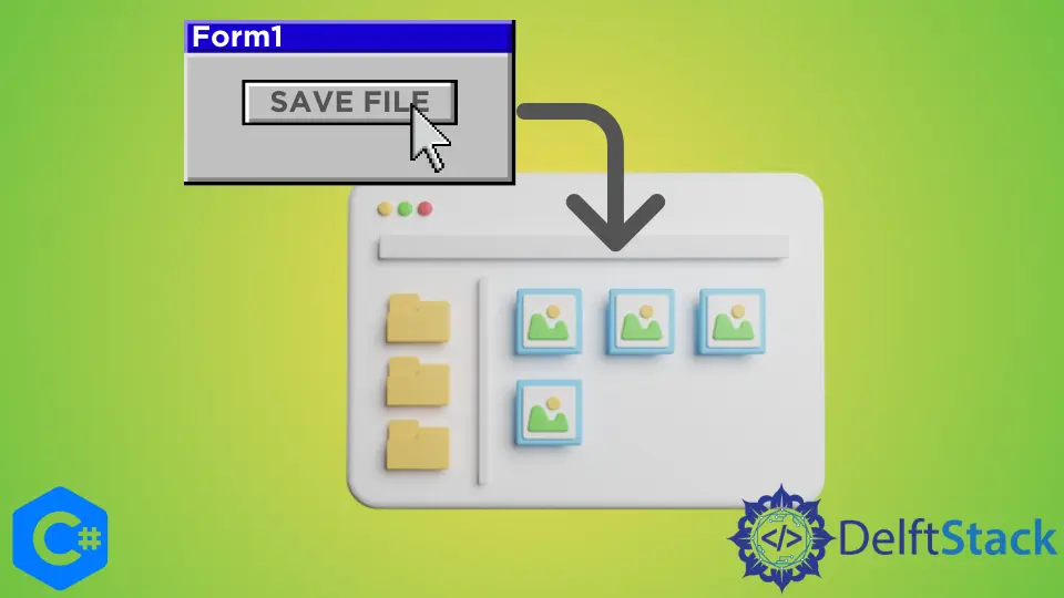 Cuadro de diálogo Guardar archivo en C#