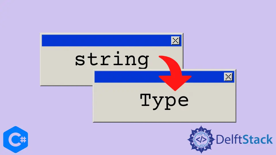 Konvertieren von String in Typ in C#