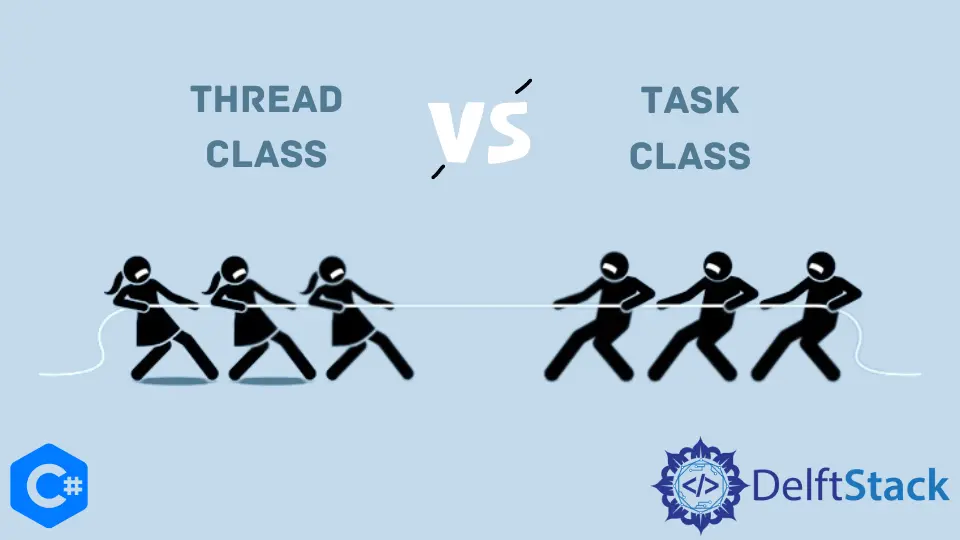 thread vs task in c#
