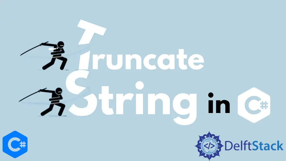 Troncare una stringa in C#