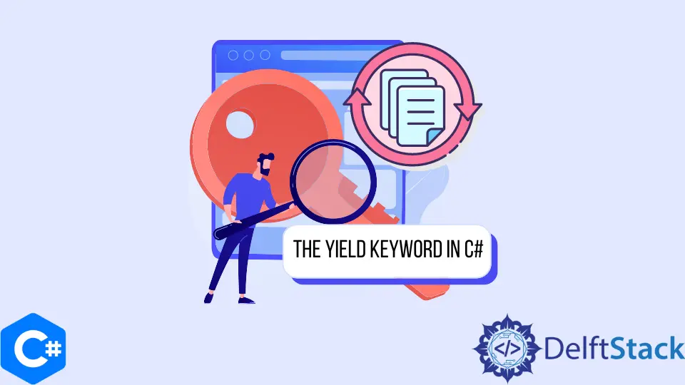 La palabra clave yield en C#