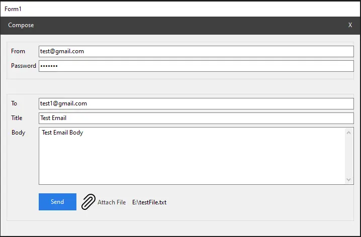 Filled Out Form to Send Email With Attachment