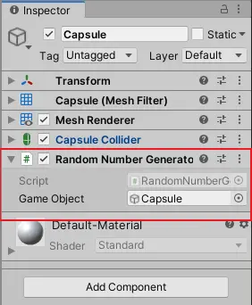 generate random numbers in unity3d - float script