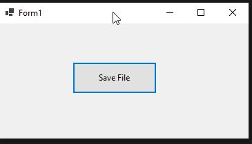 Save File Dialog Output 1