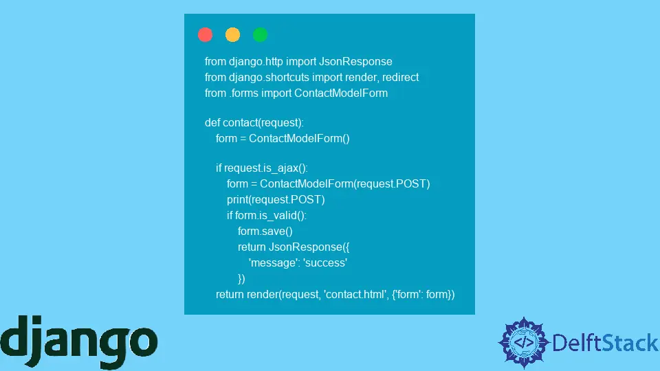 Integrar Ajax con Django en Python