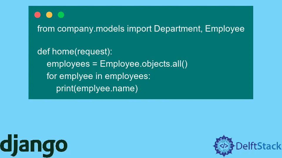 Select_related-Methode in Django