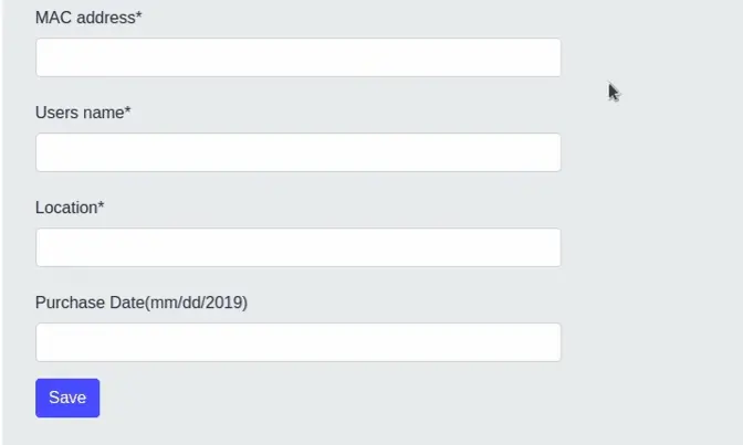 Salida de ejemplo de Django jQuery