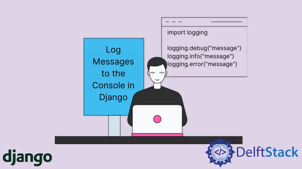 Registrar mensagens no console no Django