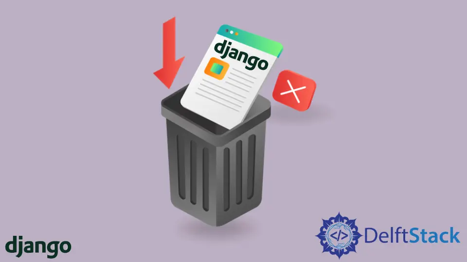 Disinstalla completamente un'app Django