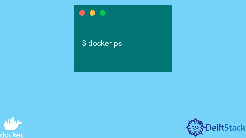 Docker의 컨테이너 나열