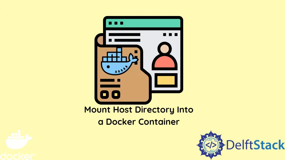 Montar el directorio del host en un contenedor Docker