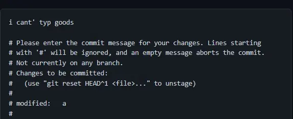 Git open editor - reword